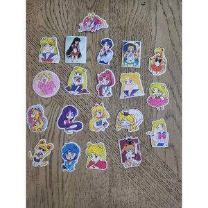 Sailor Moon Stickers Sanrio Anime 51 Stickers Vinyl Decals Sailor Moon Kitty New